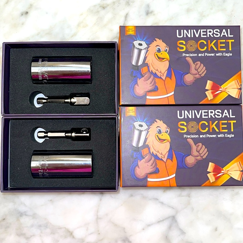 2 pack universal socket